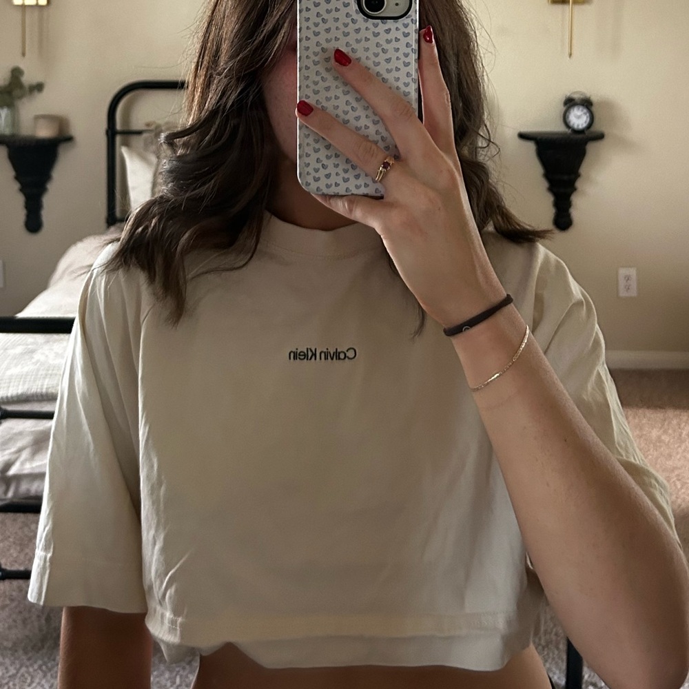 Calvin Klein Cropped Tee